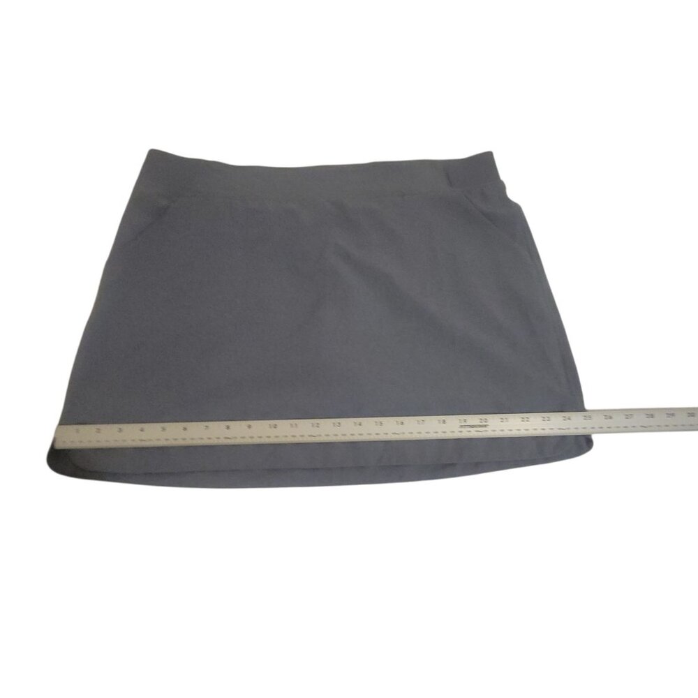 32 Degrees Cool Womens Gray Skort XL With Stretch Waistband & Inner Shorts - Picture 9 of 9